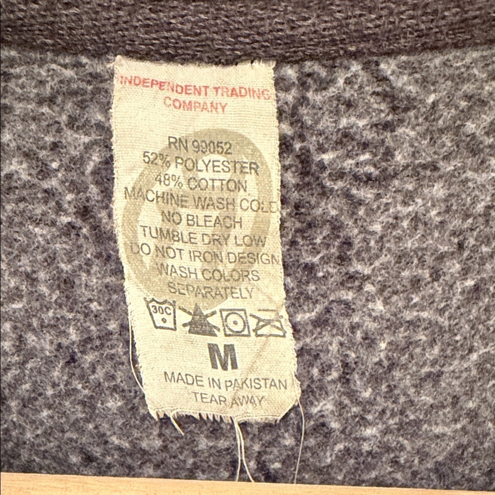 Lost Coast Outfitters Crewneck Sweatshirt Gray Graphic Logo Pullover Size M - Picture 4 of 7